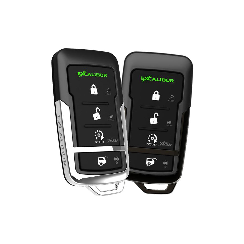 Excalibur RS-375-3DB 1-Way 4 Button Keyless Remote Start System 3000 F ...