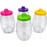 Mexican Style 32oz Mini Plastic Barrel Vitroleros Party Cups with Straw 8 Pack