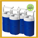 Igloo Laguna 1-Gal Fully Insulated Majestic Blue & White Water Cooler (Pack 4)