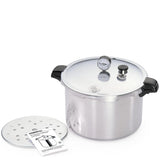 Presto 16-Quart Capacity Aluminum Canner Pressure Cooker One Size Silver