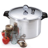 Presto 16-Quart Capacity Aluminum Canner Pressure Cooker One Size Silver