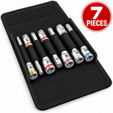 Wera 05003180001 Zyklop Bit Socket Set 3/8" Drive 7-Piece