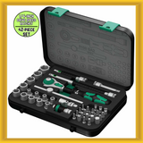 Wera 8100 SA 2 Zyklop Speed 42-piece 1/4" Drive Metric Ratchet Set (NEW)