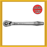 Wera Zyklop 1/4-inch Metal Drive Ratchet Extremely Slim with Long Lever (NEW)