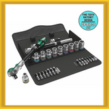 Wera 8100 SC 6 ZYKLOP Metric 1/2” Drive Speed Ratchet Set (29-Piece) NEW
