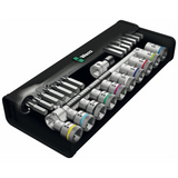 Wera 28-Piece Set Metric 1/2” Drive Metric Metal Ratchet with Switch Lever (NEW)