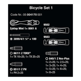Wera 1/4-inch Drive Metric Tool 12-Piece Set for Bicycles/E-bikes (05004170001)