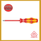 Wera VDE Insulated Screwdriver: Phillips PH #2 x 100mm (with LaserTip) NEW