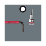 Wera SAE (Imperial) BlackLaser Short Hex-Plus L-key Multicolor 9-piece Set (NEW)