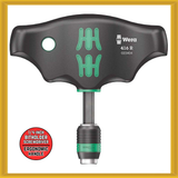Wera T-Handle 1/4-inch Bitholding Screwdriver – Rapidaptor (05 023404 001) NEW