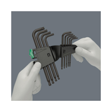 Wera Long Arm L-Keys for Processed Torx Screws Torx Key 9-Piece Set (NEW)