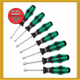 Wera Metric Hollow Shaft Nutdriver 7-Piece Set (05 02951 0001) NEW