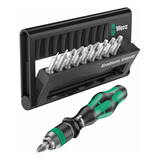 Wera 05 056653 001 Screwdriver 1/4-inch Bit 10-piece Set and Carrying Case (NEW)
