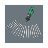 Wera 05057483001 Turbo Screwdriver with 1/4-inch SAE Bits (19-Piece) NEW