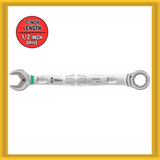 Wera Joker 7" Length 1/2" Drive SAE Ratcheting Combination Wrench (SILVER) NEW