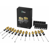 Wera KRAFTFORM BIG PACK SERIES Chiseldriver Screwdriver 15-piece Set with Racks
