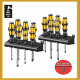 Wera KRAFTFORM BIG PACK SERIES Chiseldriver Screwdriver 15-piece Set with Racks