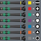 Wera 05134000001 Kraftform Micro Precision Screwdriver Set 25pc Electronics