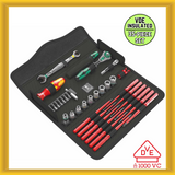 Wera VDE INSULATED Kraftform Kompakt W 2 Metric Maintenance 35-Piece Set (NEW)