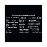 Wera Kompakt Zyklop Mini 2 Metric Socket/Bit Driver 27-Piece Set (05 135918 001)