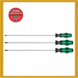 Wera 335/350/355 Kraftform Plus 3-piece Set Long Shaft Screwdrivers (NEW)
