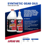 Lucas Oil 10048 1 Gal. Jug 75W-90 Synthetic Gear Oil Trans & Diff Lube Pack of 4