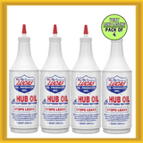Lucas Oil 10088 32oz Extremely Heat Resistant & Long Lasting Hub Oil (4 Pack)