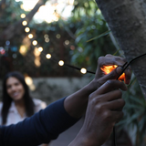 MPowerd Luci Solar String White Lights 18 Inch Length with Mobile Charging Black