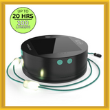 MPowerd Luci Solar String White Lights 18 Inch Length with Mobile Charging Black