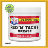 Lucas Oil 16-Ounce Red 'N" Tacky Grease Water-resistant (10574) Pack of 1 NEW