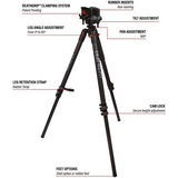 BOG up to 59" Height Adjustment Camo DeathGrip Tripod – Mossy Oak Bottomland