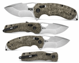 SOG Kiku XR 12270157 Folding Knife CTS-XHP Tanto Micarta XR Lock