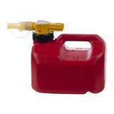 No-Spill 1.25-Gallon Gas Can Red with ViewStripe Stripe (1 PACK) NEW