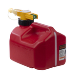 No-Spill 1.25-Gallon Gas Can Red with ViewStripe Stripe (1 PACK) NEW