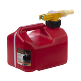 No-Spill 1.25-Gallon Gas Can Red with ViewStripe Stripe (1 PACK) NEW
