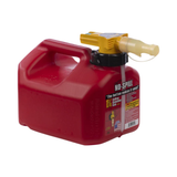 No-Spill 1.25-Gallon Gas Can Red with ViewStripe Stripe (1 PACK) NEW