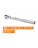 CDI 501MRMH 1/4" Drive Click Torque Wrench 10-50 in-lb Adjustable Micrometer