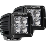 Rigid Industries D-Series Pro 3" x 3" LED Flood Beam Surface Mount Black (PAIR)