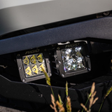Rigid Industries D-Series Pro 3" x 3" LED Flood Beam Surface Mount Black (PAIR)