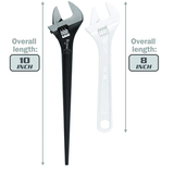 Titan Tool 8-inch Adjustable Corrosion Resistant Forged Steel Alloy Spud Wrench