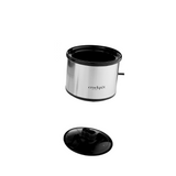 Crockpot 5-Quart Stainless Steel Round Manual Slow Cooker and Little Dipper NEW