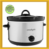 Crockpot 5-Quart Stainless Steel Round Manual Slow Cooker and Little Dipper NEW