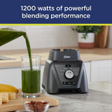 Oster Blender 3-in-1 Kitchen System with Texture Select Settings in Carbon Grey