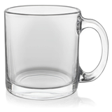 Libbey 5213S4A Clear Glass Coffee Mugs 13 oz Robusta 8 Piece Set