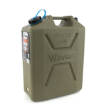 2 Pack Wavian 22L 5.8 Gallon Water Can Green BPA Free Food Grade w/ Spout