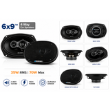 4x Blaupunkt BPS-E694 6x9 4-Way Car Speakers 280W Max Full Range 2 Pair