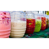 4 Pack 5 Gallon Vitrolero Beverage Dispenser Water Juice Party Container