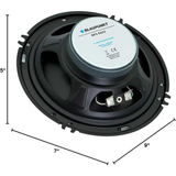 4 x Blaupunkt BPS-E652 6.5 Inch Car Speakers 80W Pair w/ Grilles