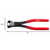 Wiha 32659 8" High Leverage End Cutting Nippers Premium Tool Steel