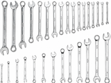 Wiha 30492 31 Pc Combination Wrench Set SAE Metric Full Drawer Tray